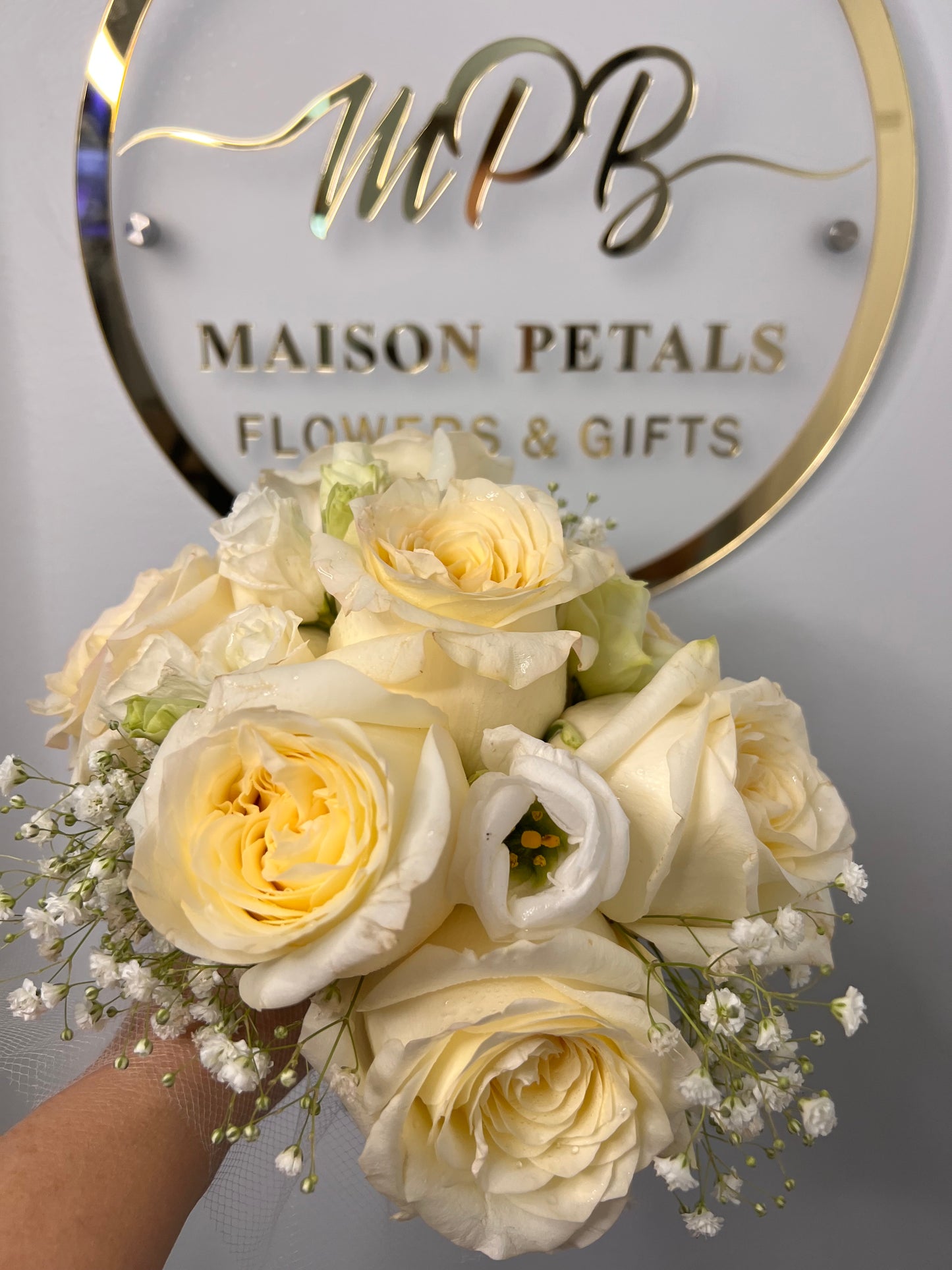 Ivory Grace Bridesmaid Bouquet