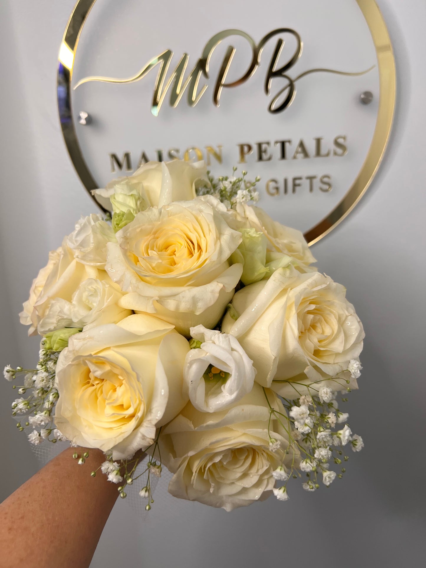 Ivory Grace Bridesmaid Bouquet