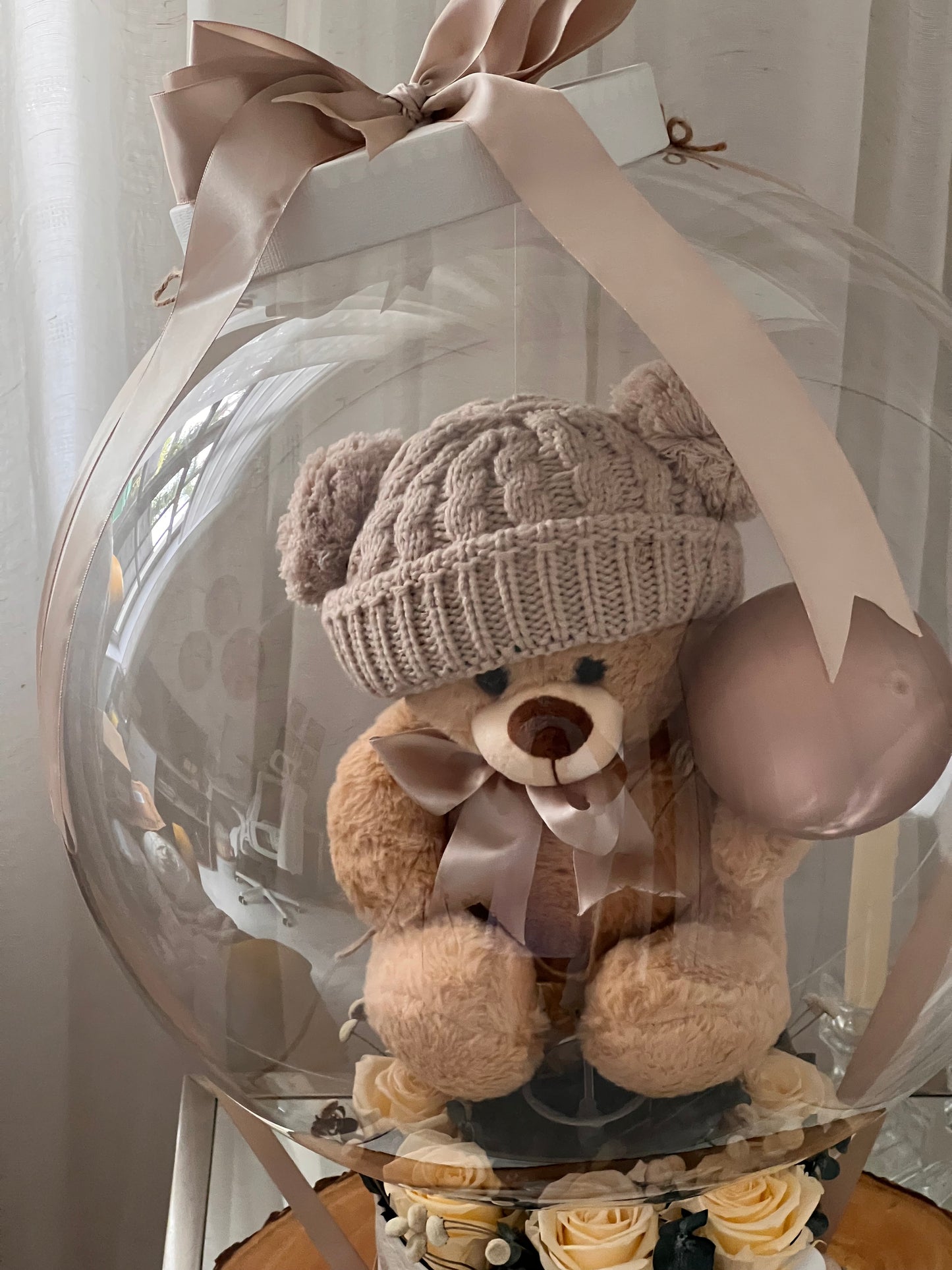 Ivory Baby Keepsake Balloon Box